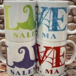 12 oz Colored Love Salem Mug