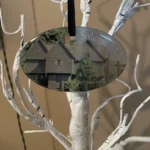 Glass Witch House Ornament