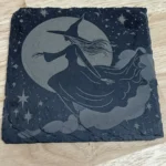 Witch Moon Slate Coaster