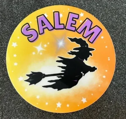 Salem Round Sticker 3”