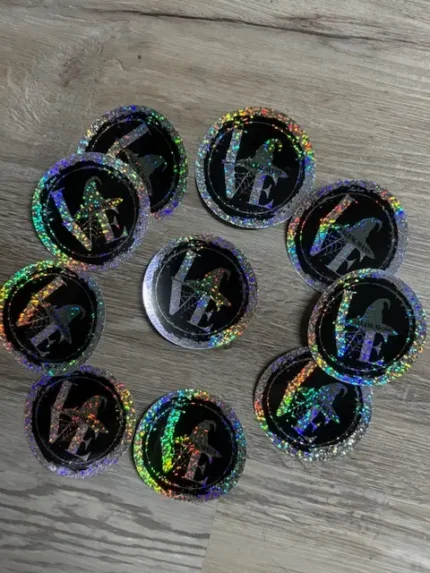 Holographic LoveSalem Sticker