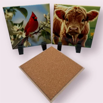 Animal Tile Coaster 4"