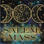 Celestial Triple Moon Salem Sticker