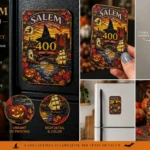 Salem 400 Magnet | Raised Texture UV Print Magnet | 1626-2026 Collectible